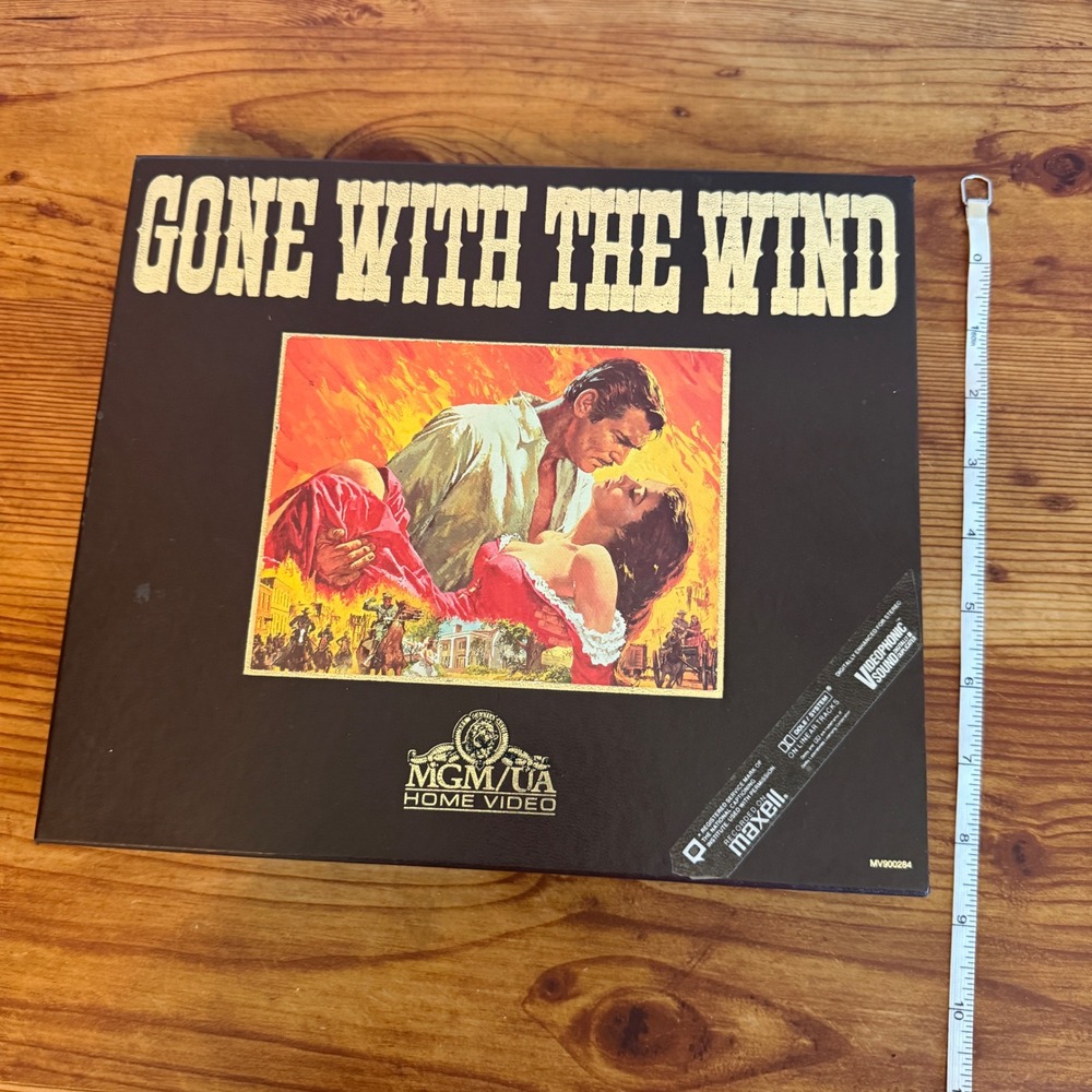 Gone With the Wind VHS Set MGM UA Home Video Classic Film Collection - Picture 5 of 5
